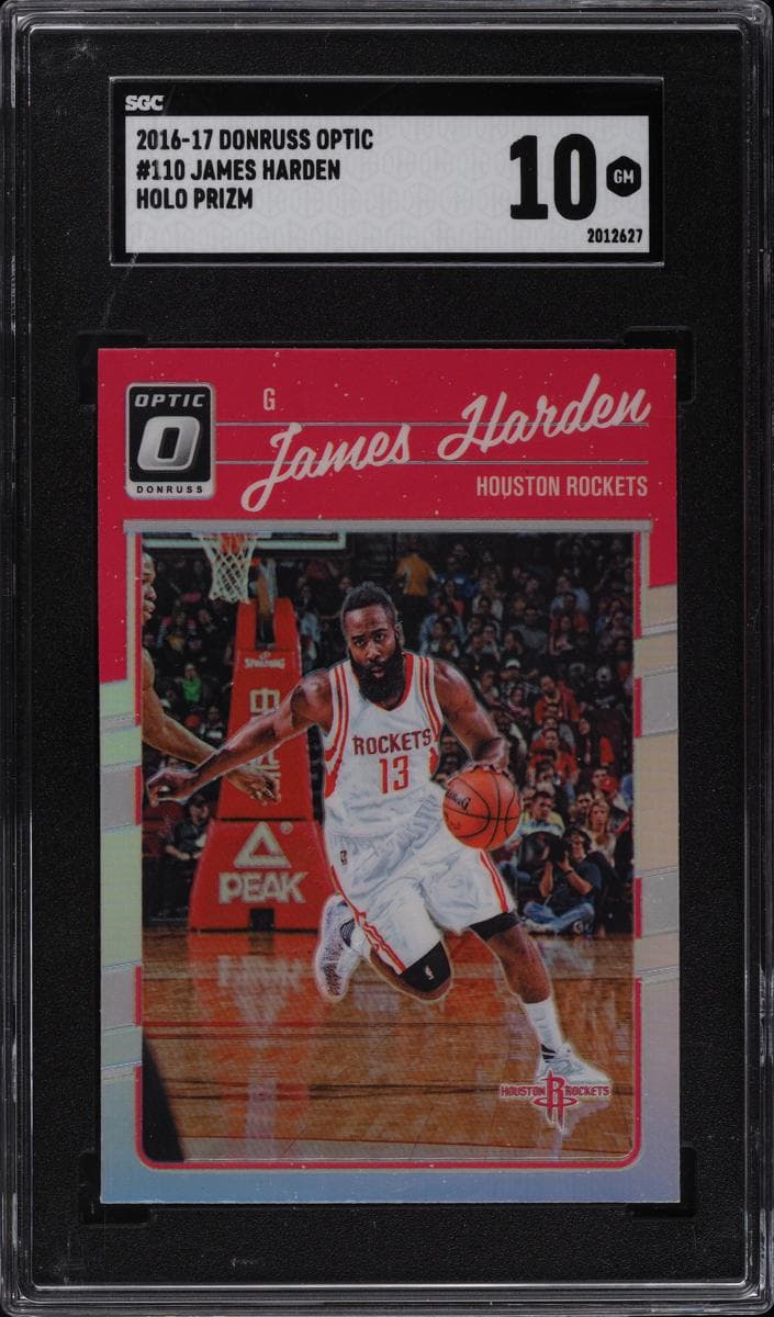 James Harden 2016 panini Donruss Optic