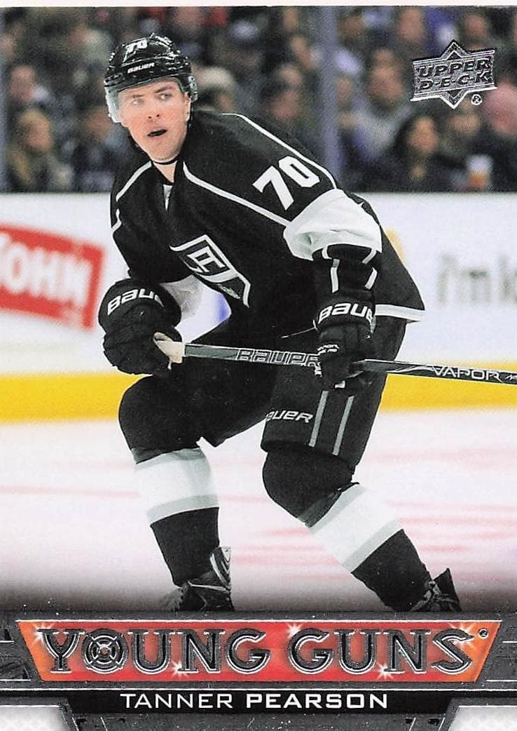 Tanner Pearson trading card