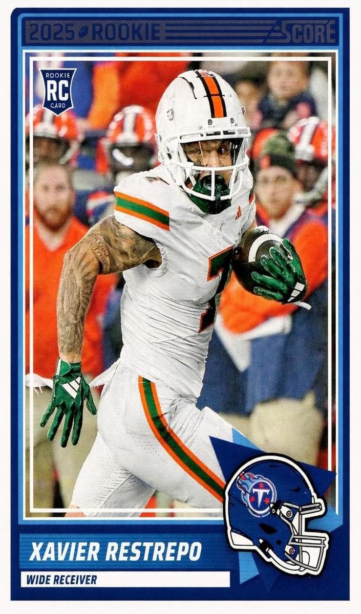 Xavier Restrepo trading card
