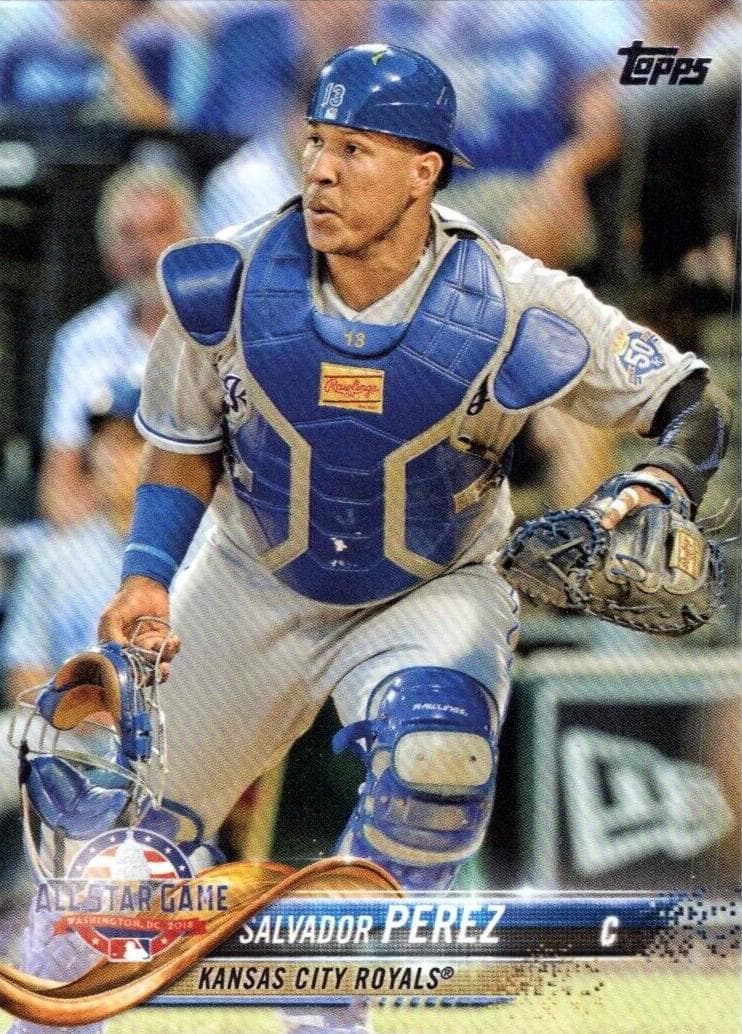 Salvador Perez trading card