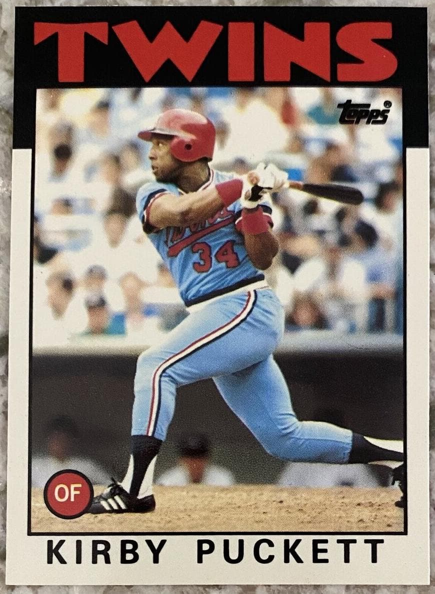 Kirby Puckett 1986 topps