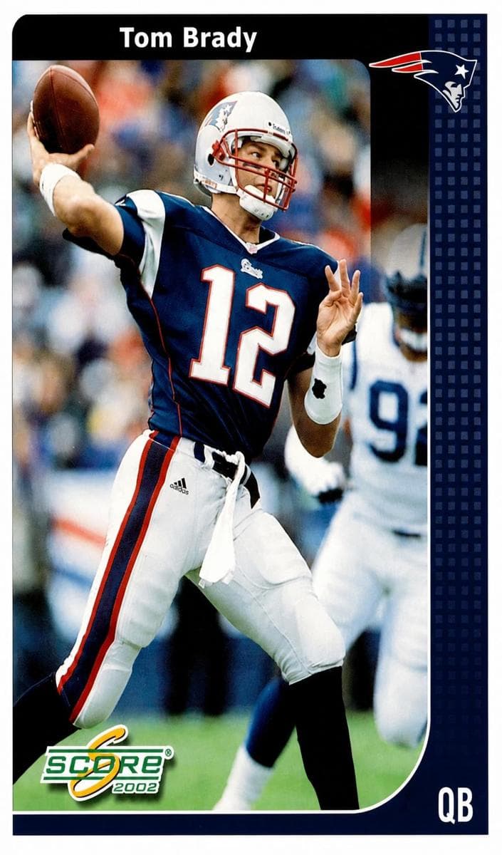 Tom Brady 2002 panini