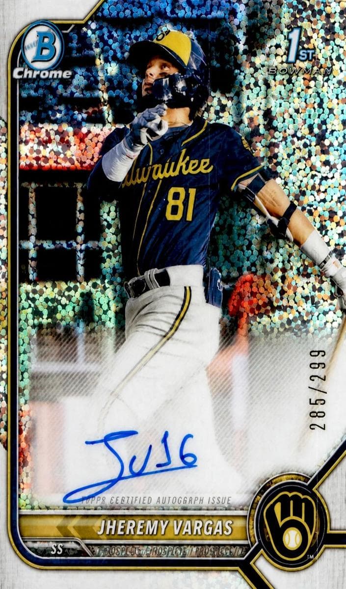Jheremy Vargas trading card