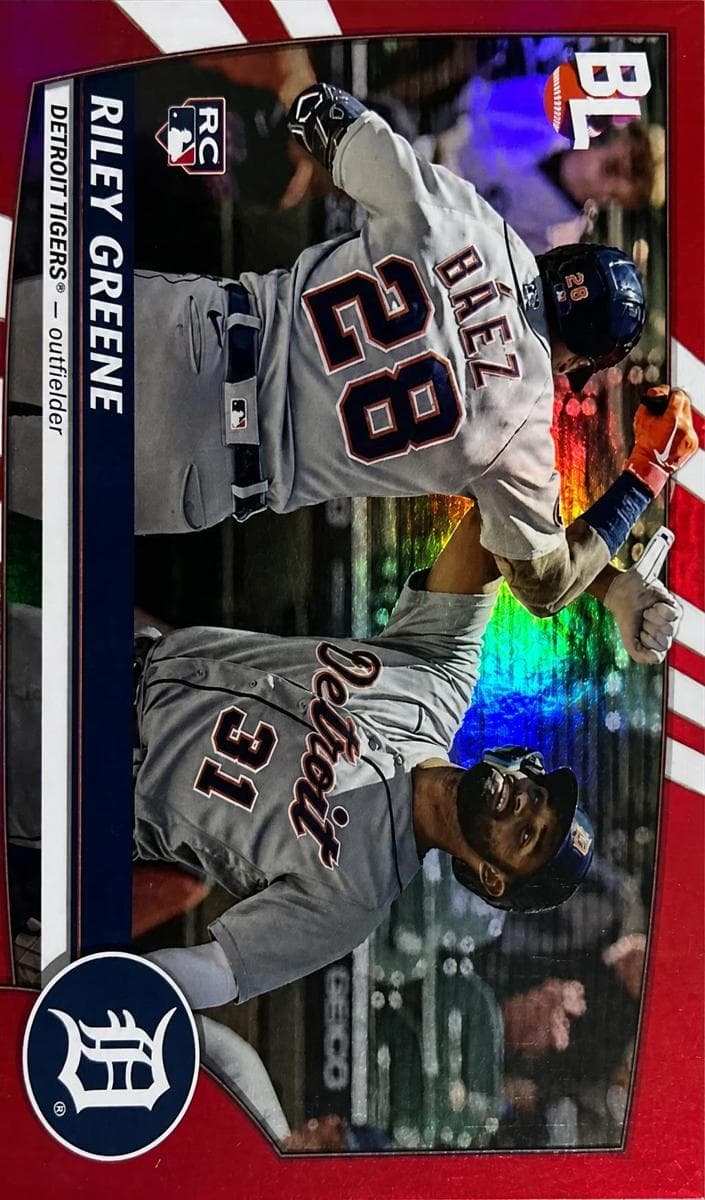 Riley Greene trading card