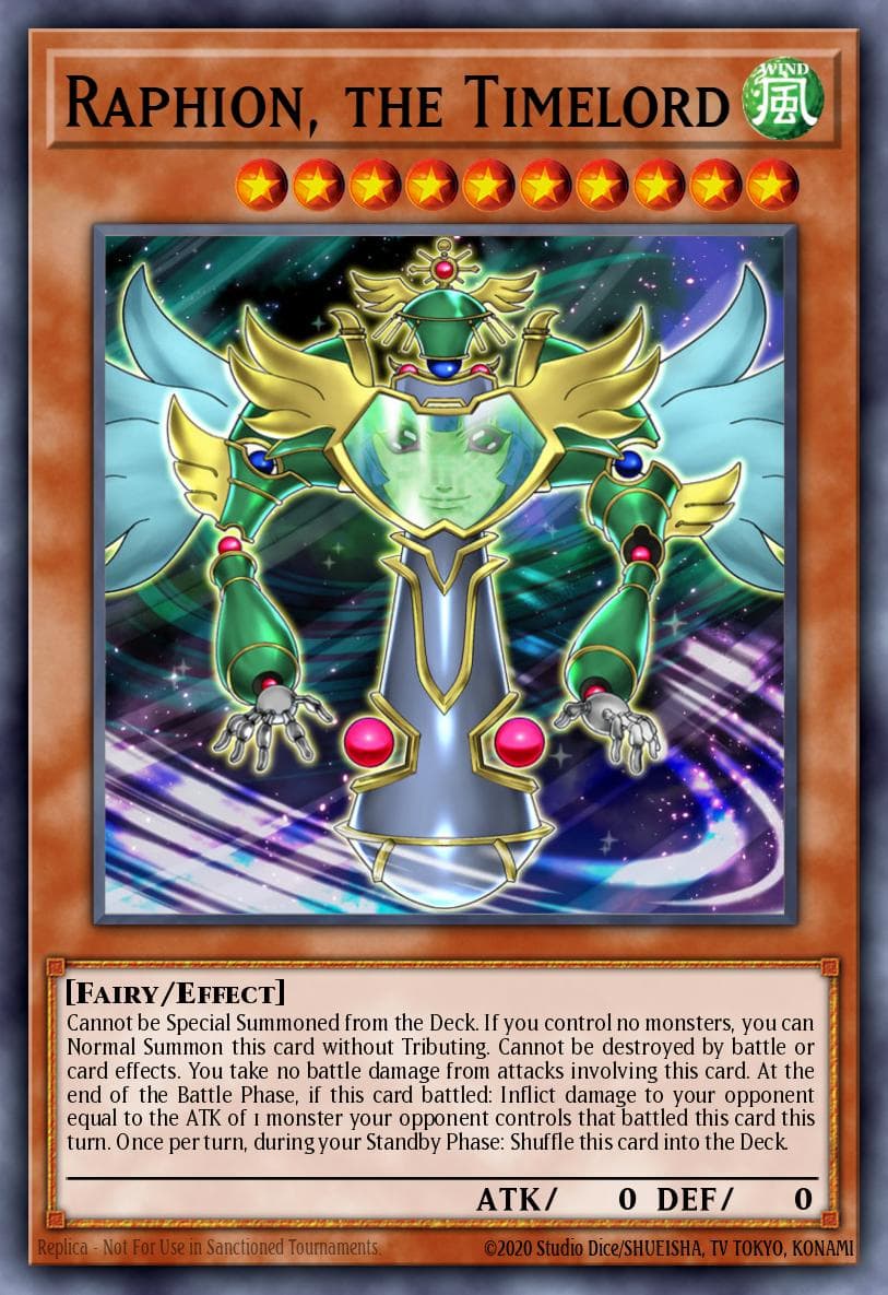 Raphion, the Timelord 2018 Yu-Gi-Oh! Battles of Legend: Relentless Revenge