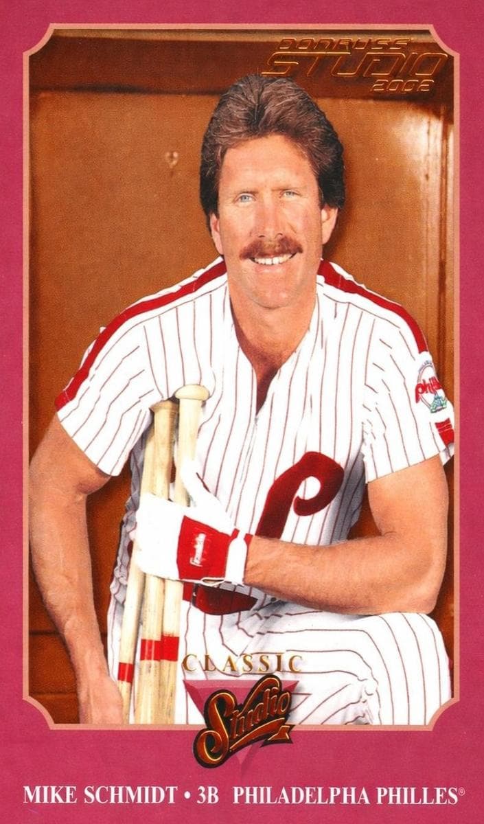 Mike Schmidt 2002 panini Donruss Studio