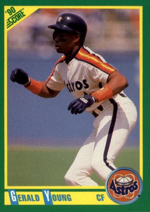 Gerald Young 1990 panini Score