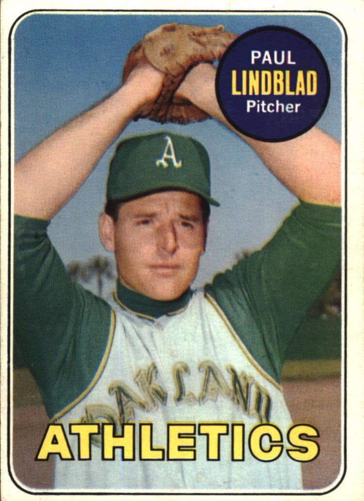 Paul Lindblad 1969 topps Topps
