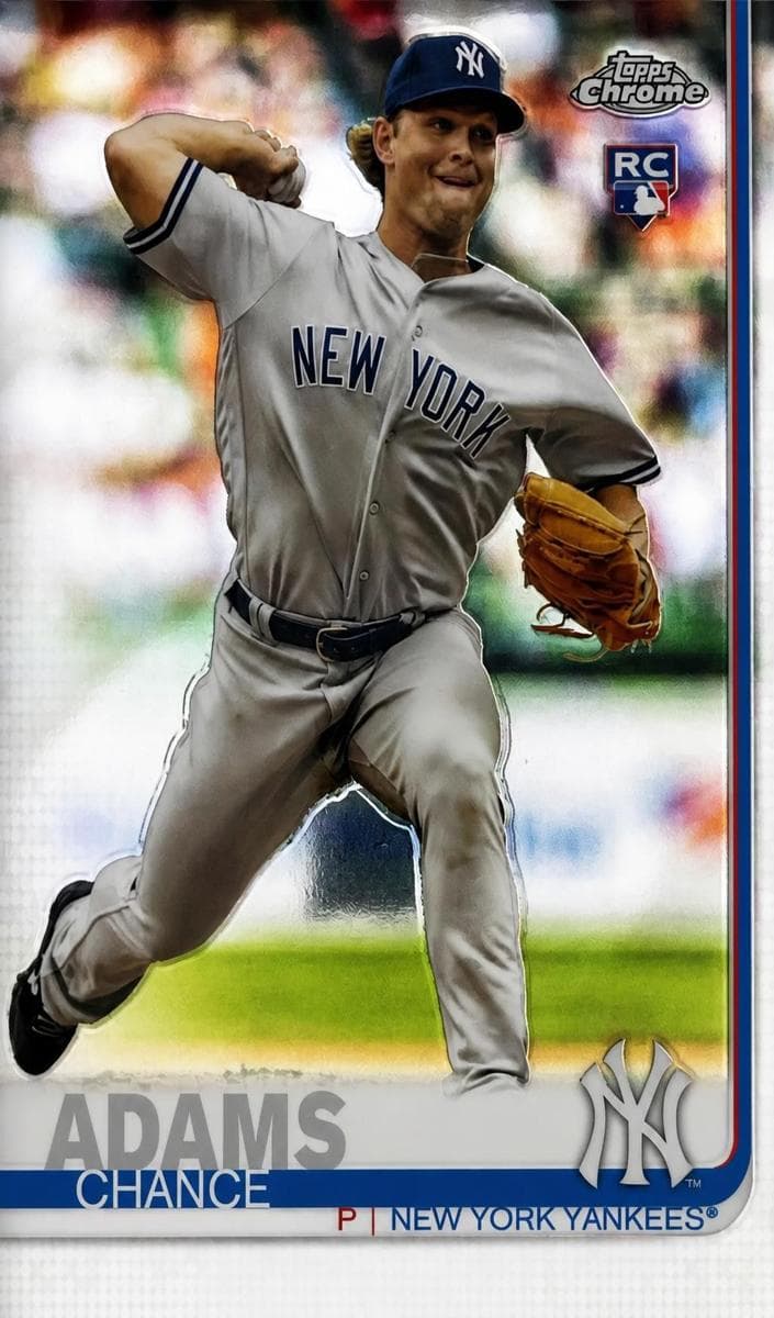 Chance Adams 2019 topps