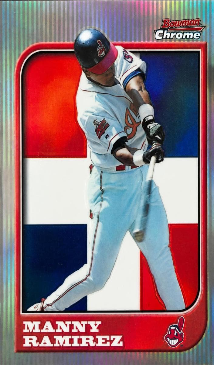 Manny Ramirez 1997 bowman Chrome