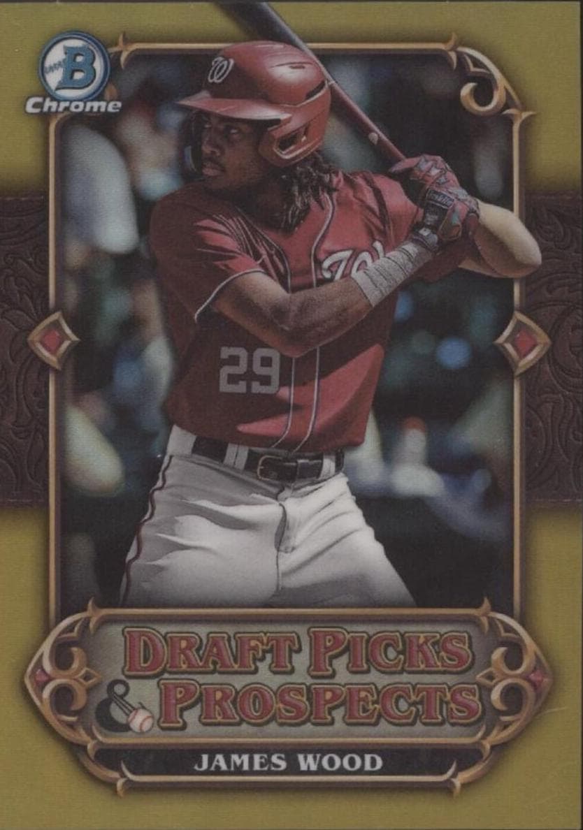 James Wood 2023 bowman Bowman Draft