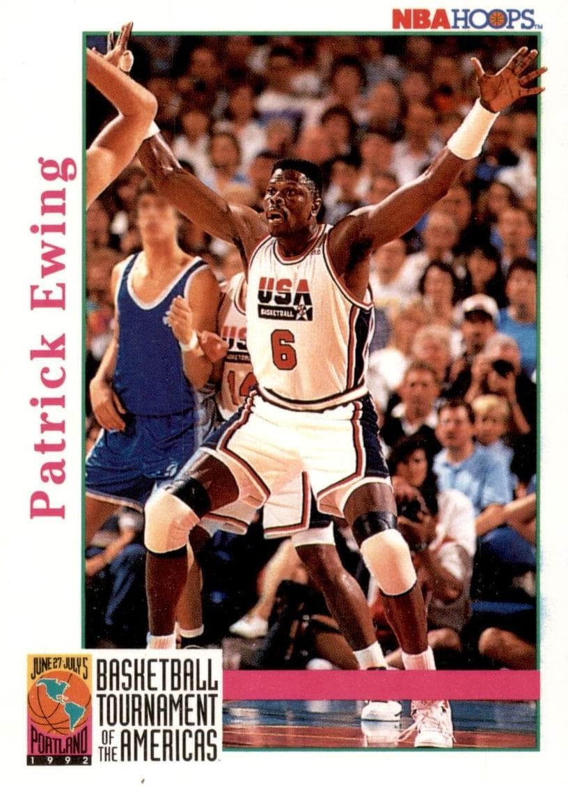 Patrick Ewing 1992 panini Hoops
