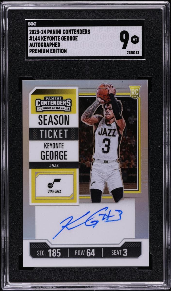 Keyonte George trading card