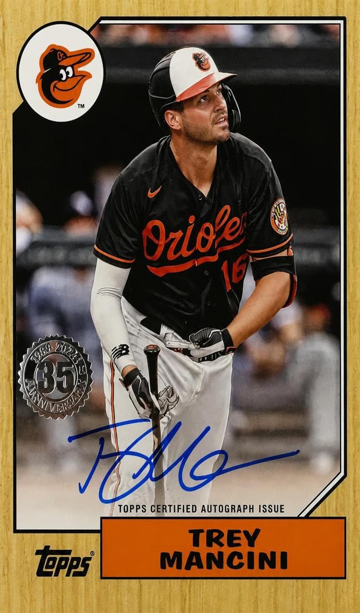 Trey Mancini trading card