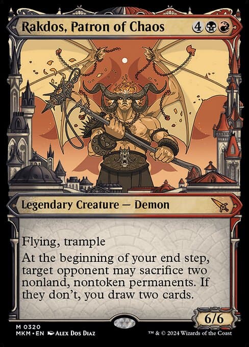 Rakdos, Patron of Chaos 2024 Magic: The Gathering Murders at Karlov Manor example 2