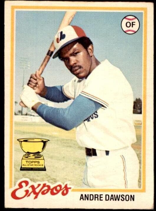 Andre Dawson 1978 topps O-Pee-Chee