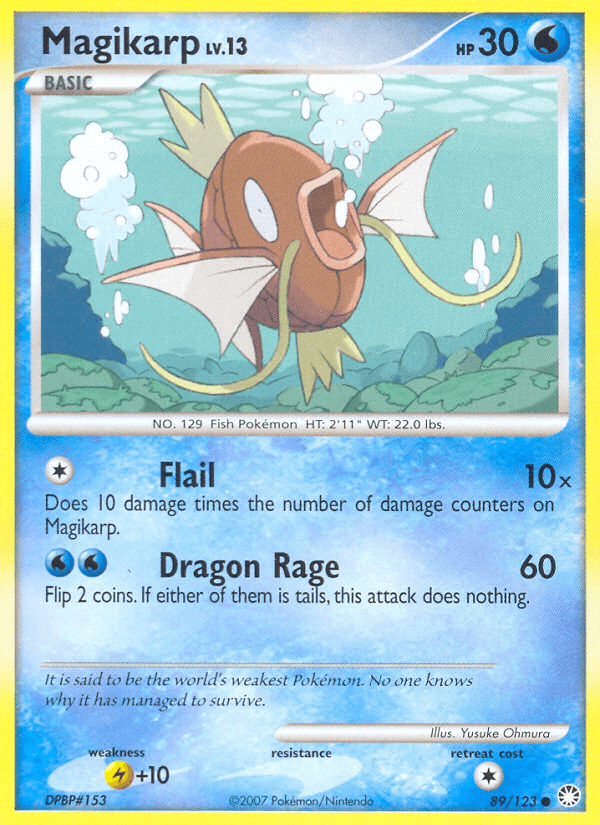 Magikarp 2007 Pokemon Mysterious Treasures