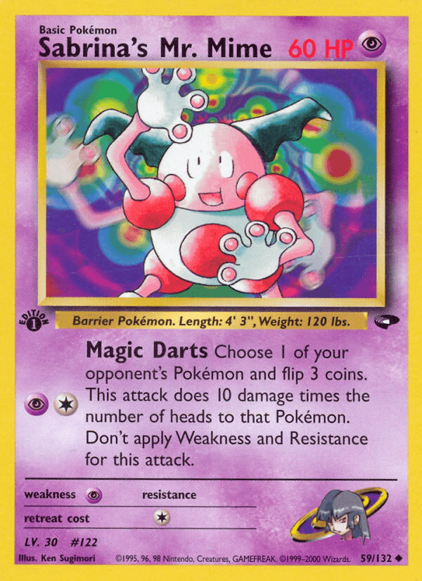 Sabrina's Mr. Mime 1999 Pokemon