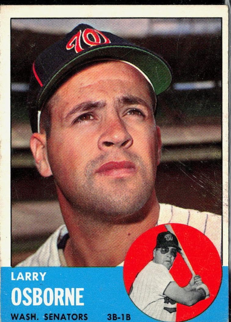 Larry Osborne 1963 topps Topps
