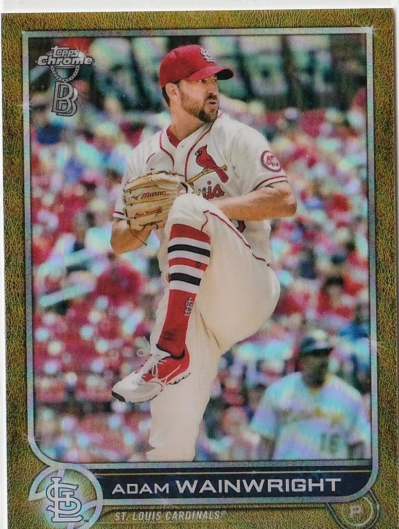 Adam Wainwright 2022 topps Topps Chrome