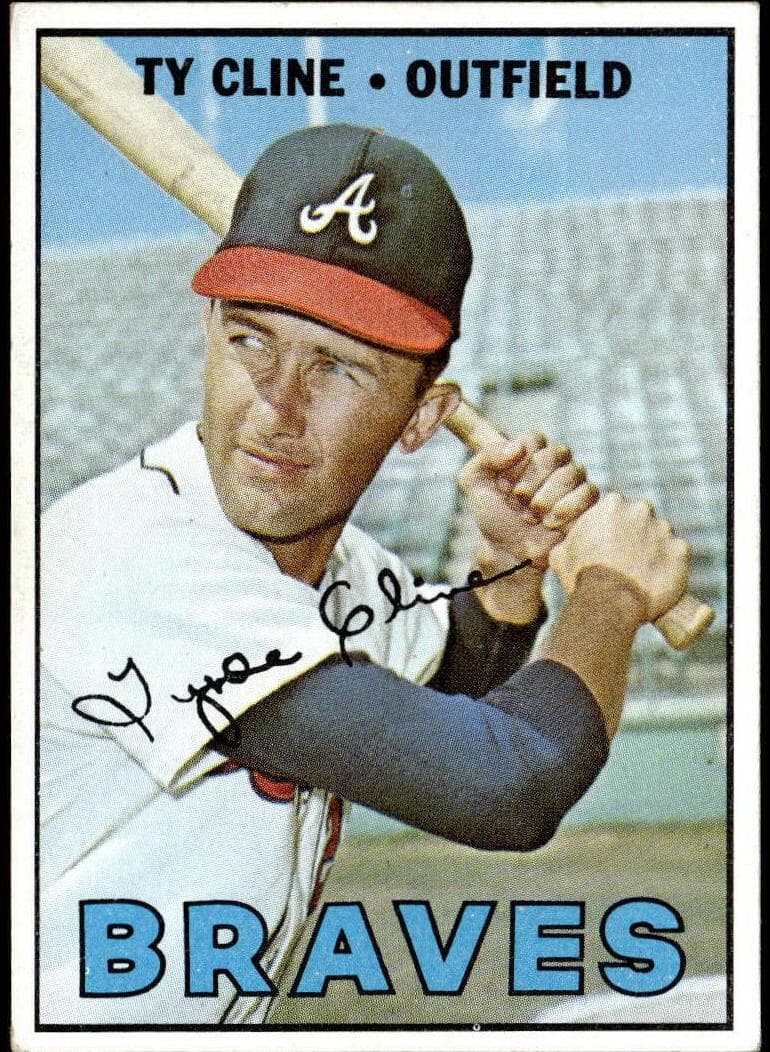 Ty Cline 1967 topps Topps