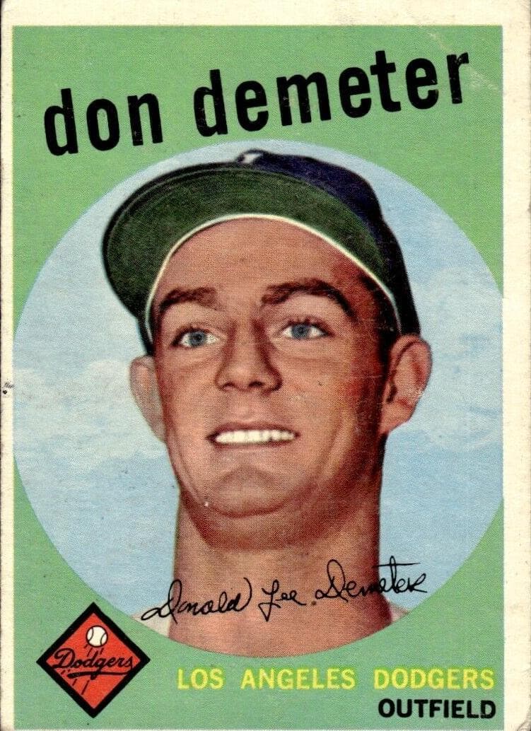 Don Demeter 1959 topps Topps
