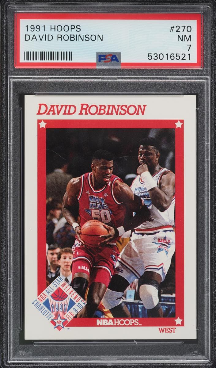 David Robinson 1991 panini Hoops