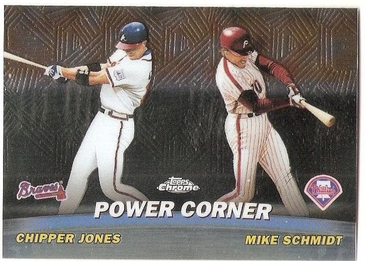 Chipper Jones 2001 topps Topps Chrome