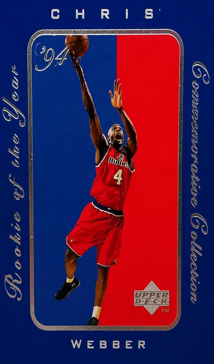 Chris Webber 1996 upper-deck Upper Deck