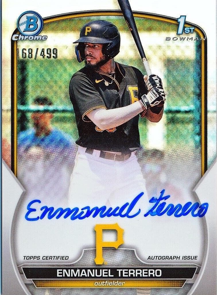 Enmanuel Terrero trading card