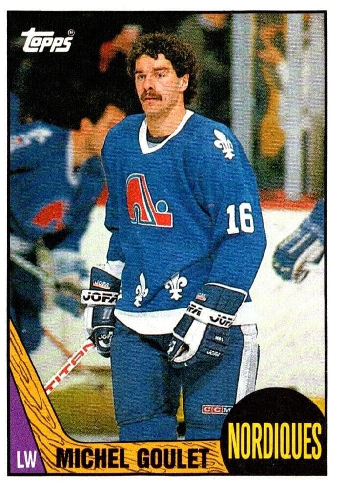 Michel Goulet 1987 topps Topps