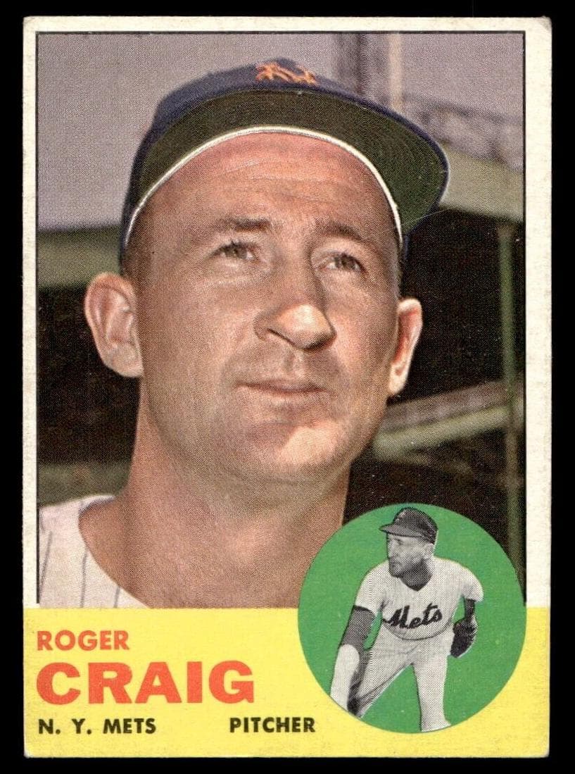 Roger Craig 1963 topps