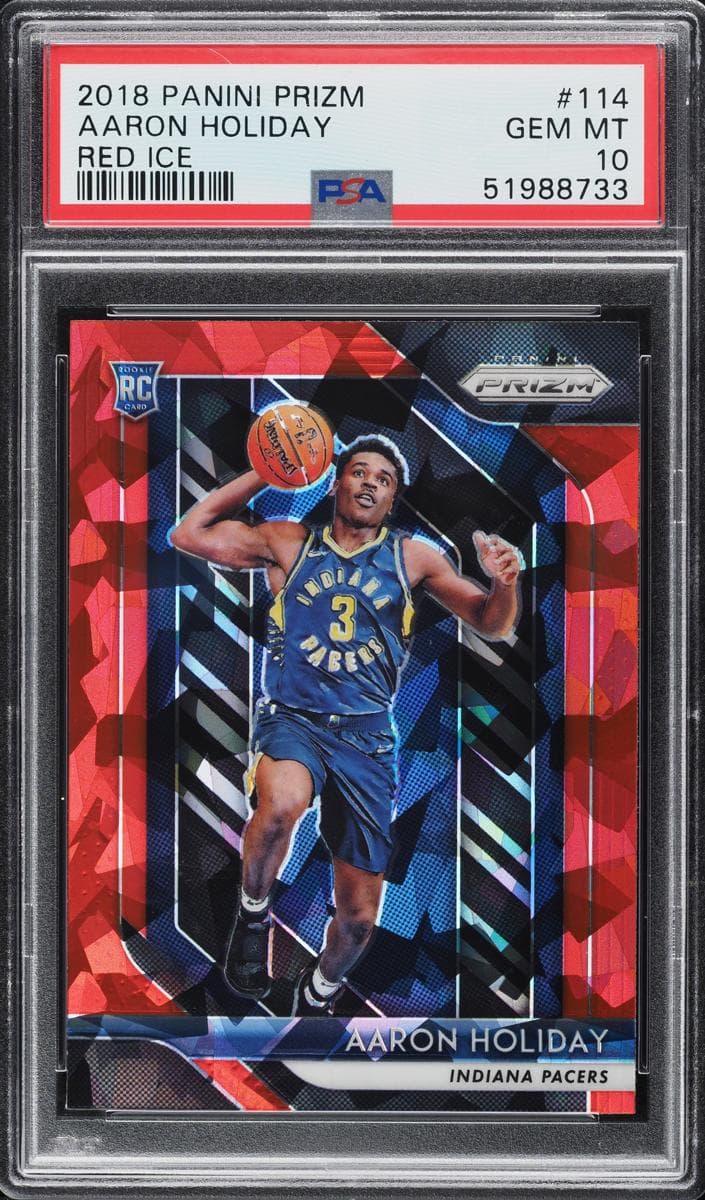 Aaron Holiday trading card