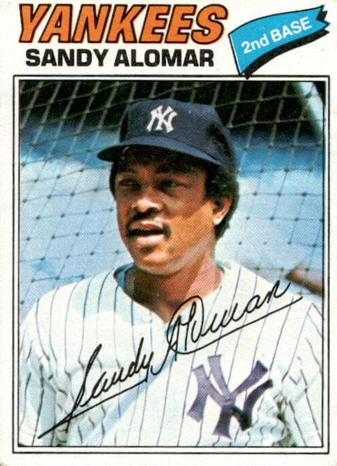 Sandy Alomar 1977 topps Topps