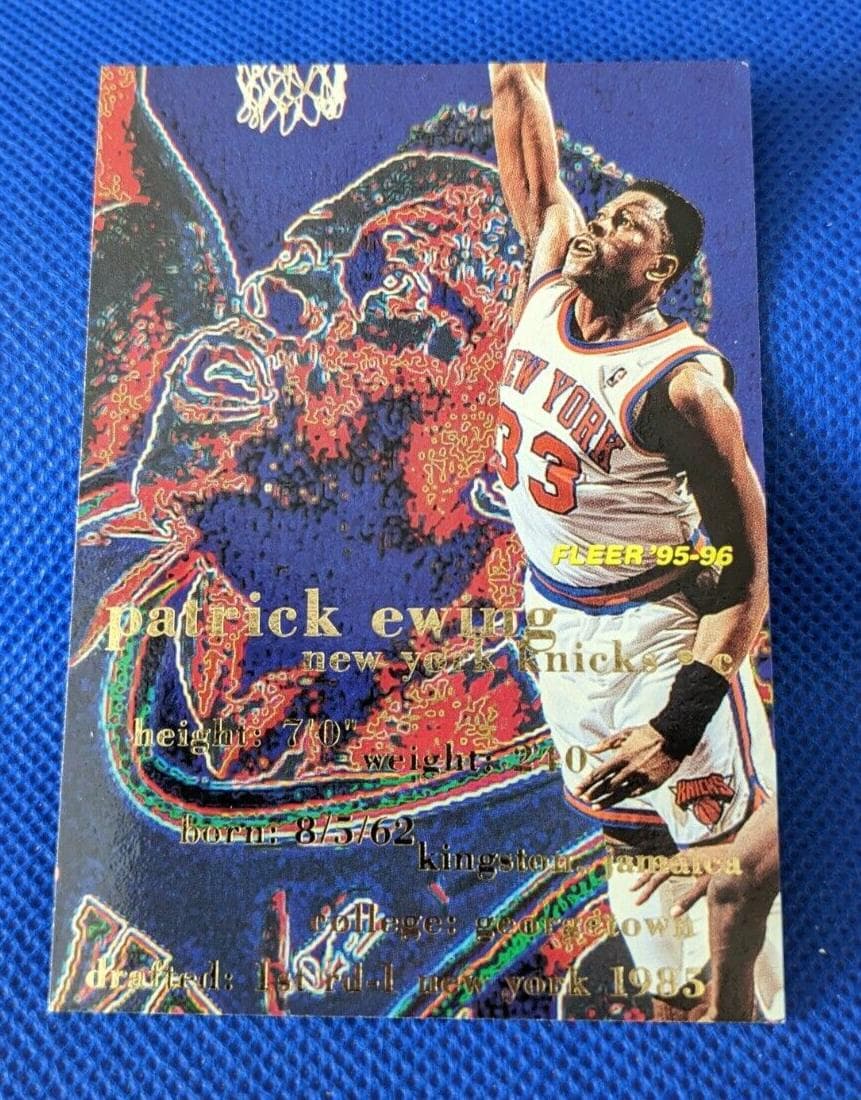 Patrick Ewing 1995 fleer Fleer