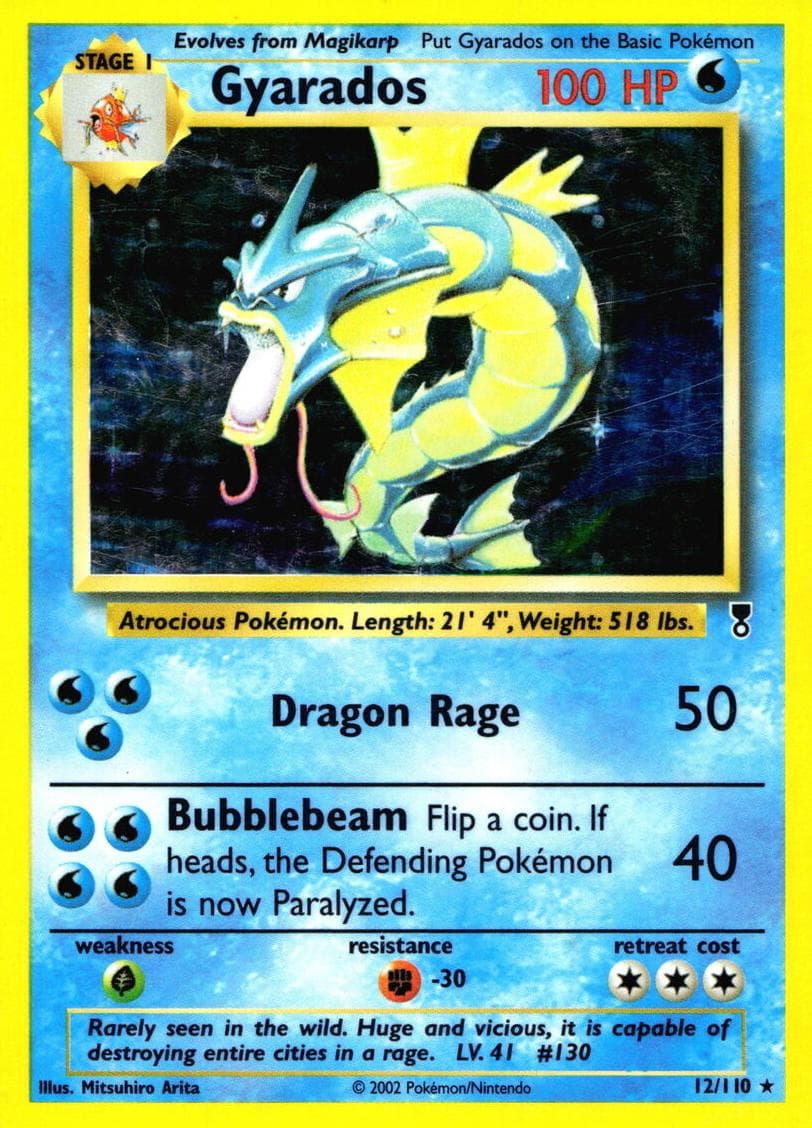 Gyarados trading card