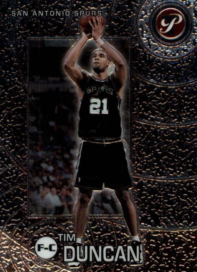 Tim Duncan 2002 topps Pristine