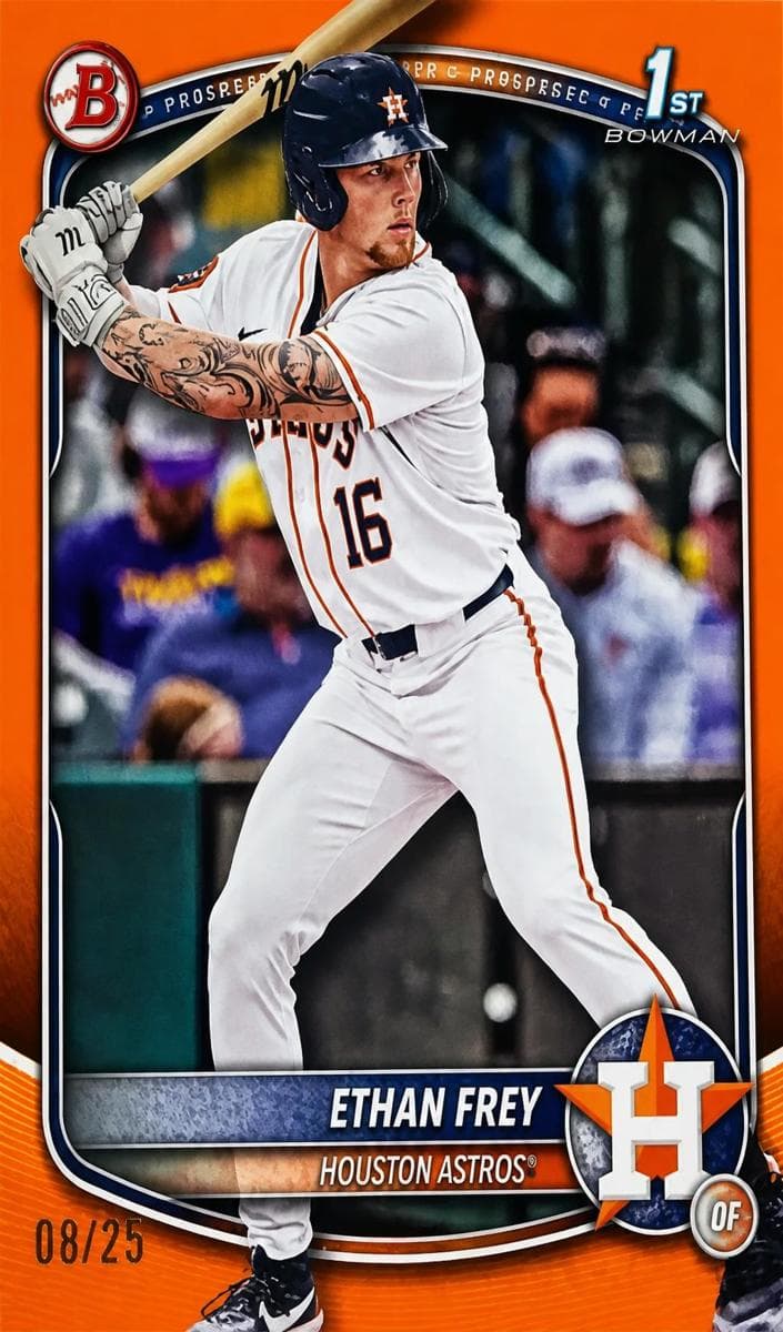 Ethan Frey trading card