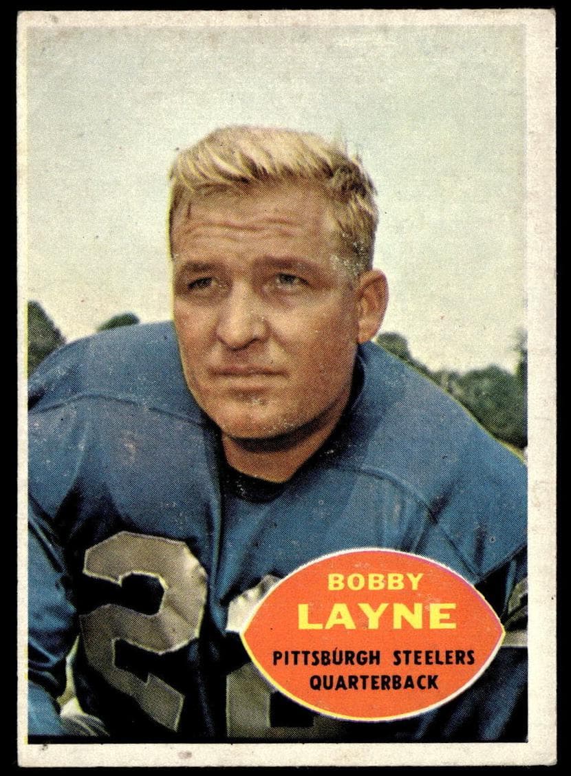 Bobby Layne 1960 topps Topps