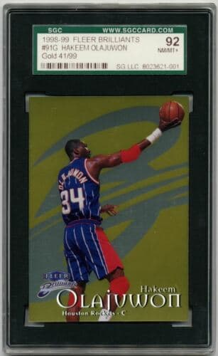 Hakeem Olajuwon 1998 fleer Brilliants