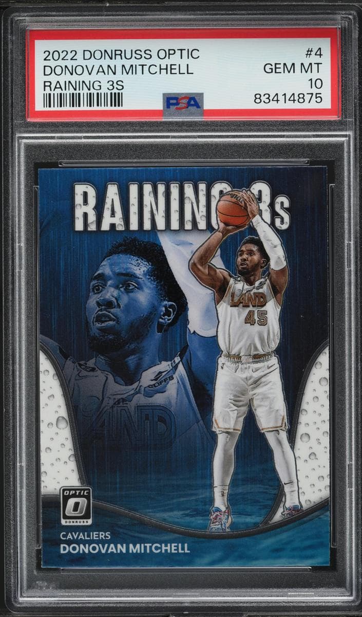Donovan Mitchell 2022 panini Donruss Optic