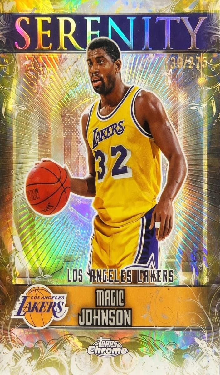 Magic Johnson 2025 topps Topps Chrome