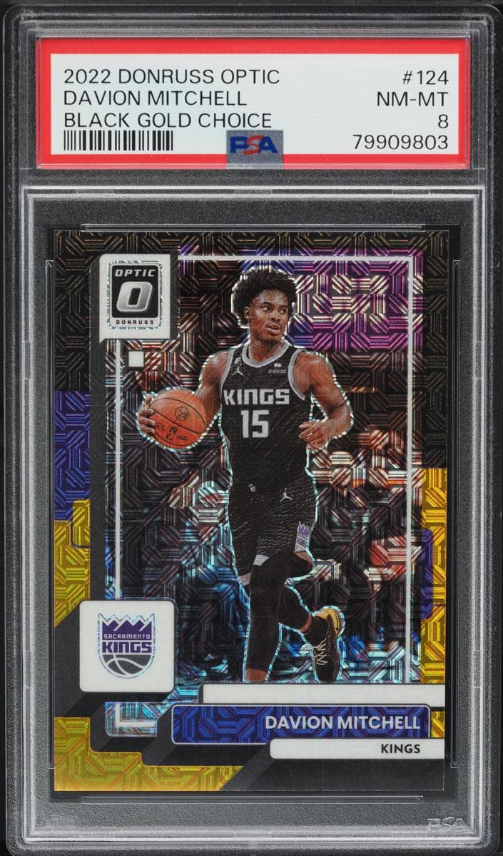 Davion Mitchell 2022 panini Donruss Optic