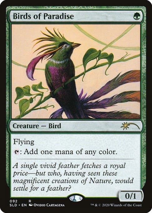 Birds of Paradise 2019 Magic: The Gathering Secret Lair Drop