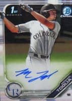 Michael Toglia 2019 bowman Bowman Draft