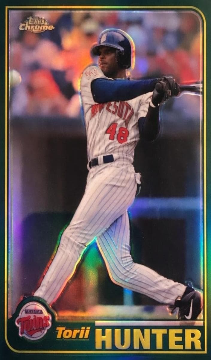 Torii Hunter 2001 topps Topps Chrome