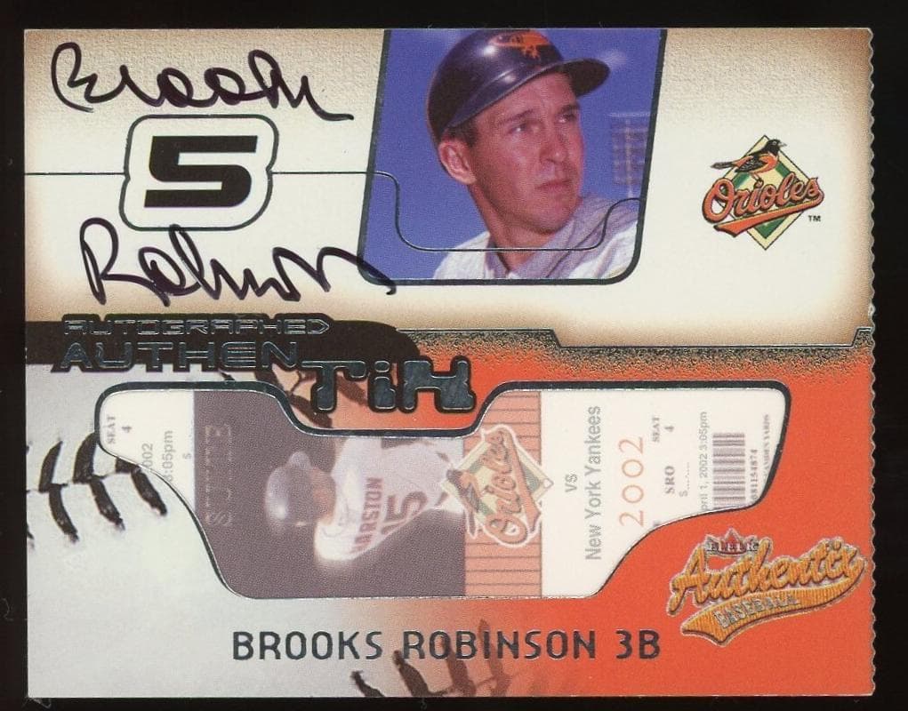 Brooks Robinson trading card