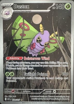 Dustox trading card
