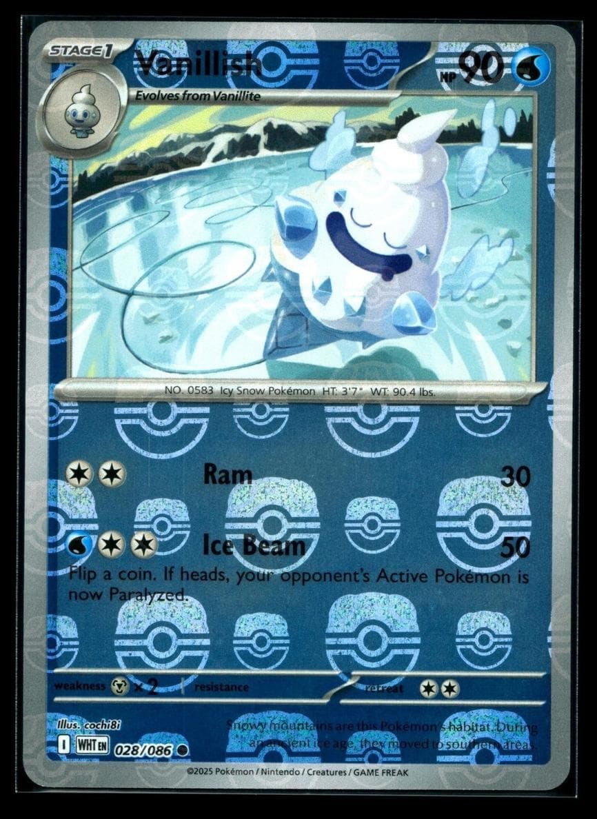 Vanillish trading card