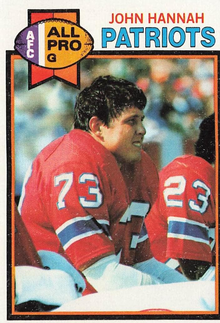 John Hannah 1979 topps Topps